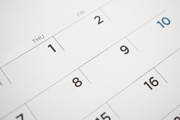 A calendar.